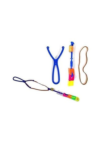 Eğlenceli Geceleri Parlayan Fırlatmalı LED Işıklı Sapan Oyuncak BAMBMNM218