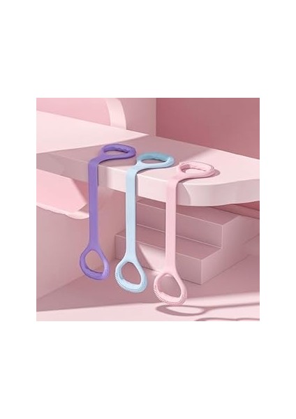 Dirençli Egzersiz Lastiği – Silikon Direnç Bandı, Pilates, Yoga, Kol, Karın, Kalça ve Bacak