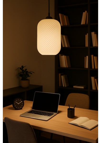 Dekoratif Avize Spiral Serisi Ev Ofis Veranda Mutfak Çap 20 cm indirimleri