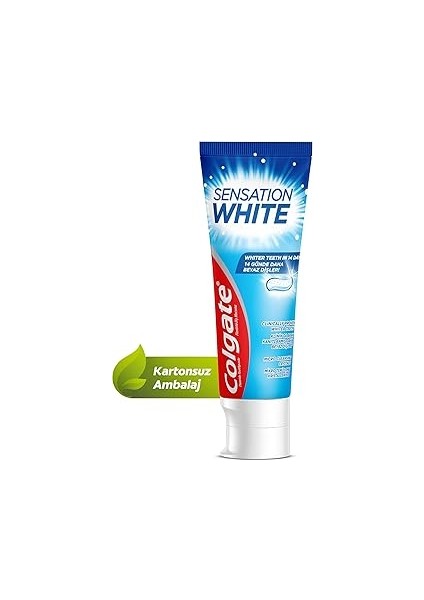 Sensation White Kartonsuz Ambalaj Beyazlatıcı Diş Macunu 75 ml