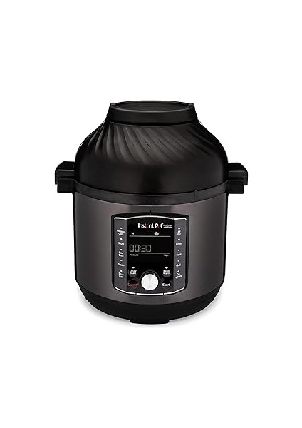 Instant Pot Crisp ve Airfryer, 11'ı 1 Arada Elektrikli Çok Amaçlı Pişirici - Sıcak Hava Fritözü