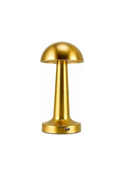 Orret Mantar Şekilli Şarjlı Masa Lambası – 3 Fonksiyonlu Dokunmatik LED Aydınlatma, Dekoratif