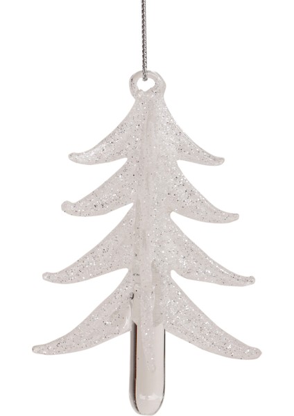 Beyaz Ahşap Süs, 7X10 Cm, Doğal ve Şık Dekoratif Obje