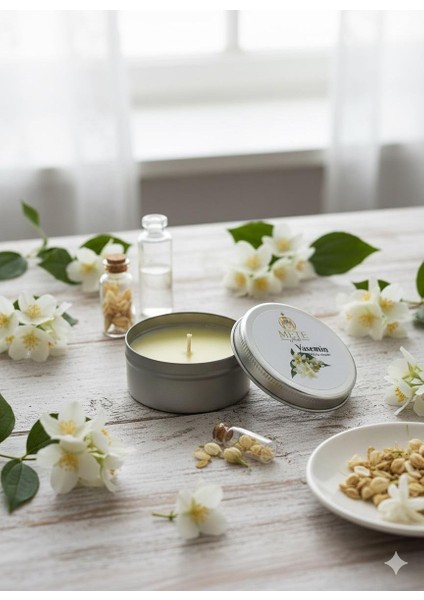 Yasemin Aromalı Teneke Mum