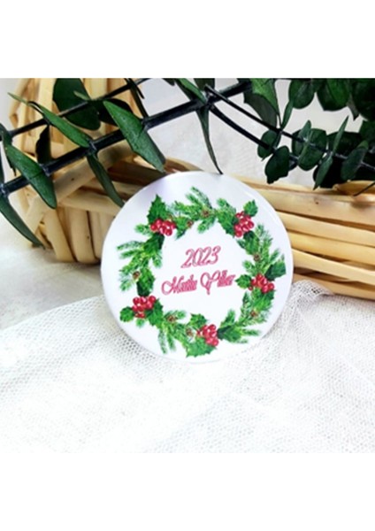 10 Adet Beyaz Açacak Magnet, Yeni Yıl Hediyesi, Şık ve Kullanışlı Takım