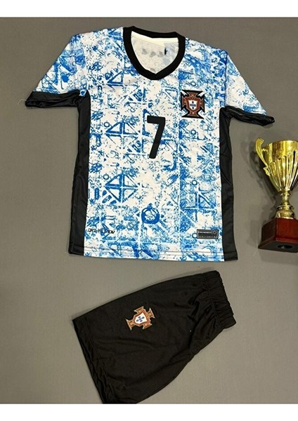 Portekiz 2024-25 Yeni Sezon Cristiano Ronaldo Deplasman Çocuk Forması fırsatları