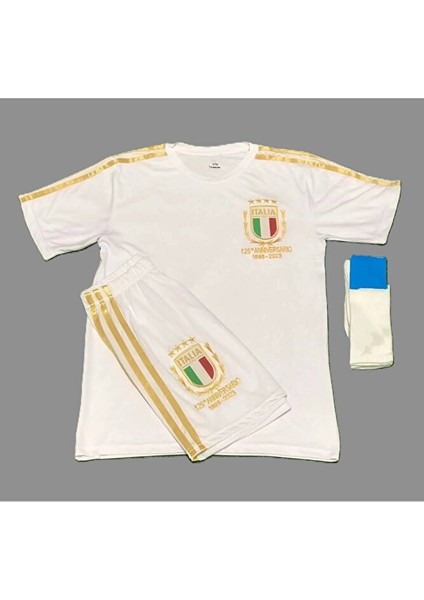 Italya 125. Yıl Özel 2023-24 Sezonu Çocuk Forması 4'lü Set
