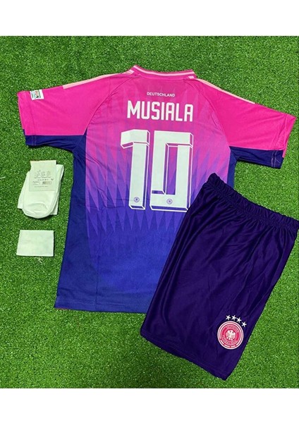 Almanya Euro 2024 Jamal Musiala Deplasman Çocuk Forması 4'lü Set