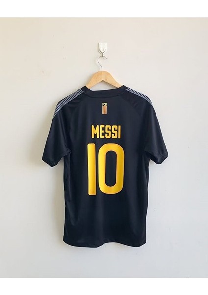 Barcha. Messi Siyah Renk Yetişkin Özel Konsept Yetişkin Futbol FORMASI867846635
