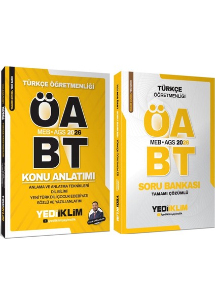 2022 Kpss Öabt Türkçe Öğretmenliği Konu ve Soru Bankası Seti