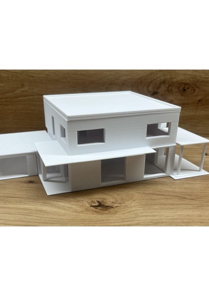 Modern Aile Evi - Proje ve Hobi Amaçlı ( Boyanabilir )