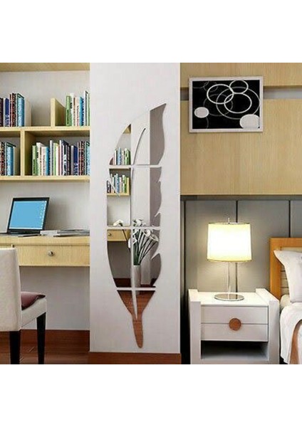 As Tasarım Kuştüyü Model Ahşap ve Pleksi Duvar Süs Dekorasyon Tablo 100X40 cm Gümüş Renk modelleri