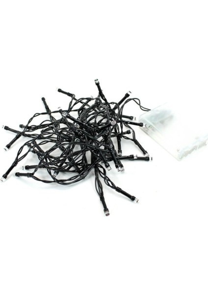 Pilli ve Animasyonlu 50 LED Mavi Işık Şeridi, 5 Metre Uzunluk, Beyaz Renk. indirimleri