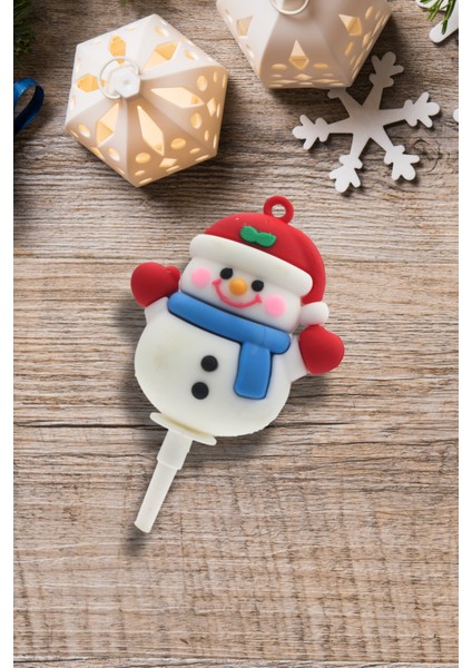 Yılbaşı Kardan Adam Anahtarlık Seti, Renkli Dekoratif Silikon Süsler fiyatları