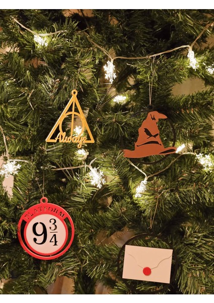 Renkli 3D Baskı Büyülü Yılbaşı Süsü Seti, Dekoratif Figürler, Eğlenceli ve Şık Tasarım fırsatları