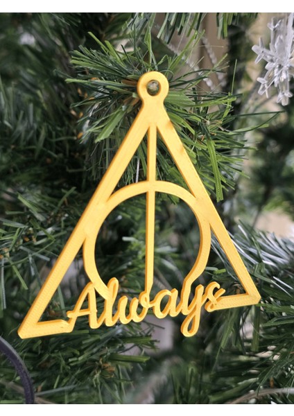 Renkli 3D Baskı Büyülü Yılbaşı Süsü Seti, Dekoratif Figürler, Eğlenceli ve Şık Tasarım