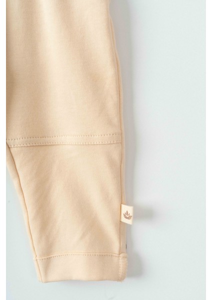 Kapüşonlu Organik Bebek Takımı – Bej fiyatları