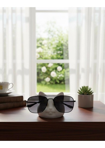 Dekoratif Gözlük Tutacağı (Kedi Şeklinde)