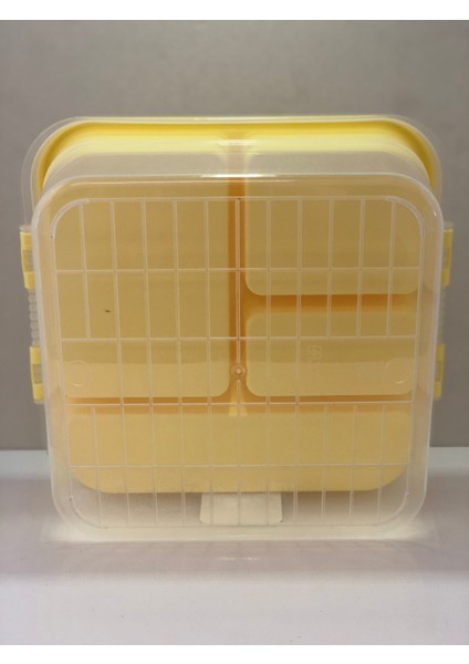 Bölmeli Oyuncak Hobi Saklama Kutusu + Ayakkabı Yıkama Filesi Kapak Bağlamalı - 2li Set F7K8P8 modelleri