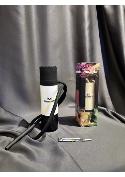 Taşınabilir Beyaz Nargile Takımı