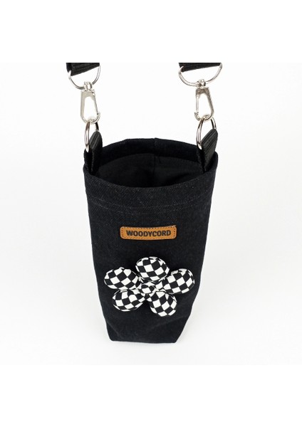 El Yapımı 0,5 Litrelik Matara Termos Kılıfı Pofuduk Damalı Çiçekli modelleri