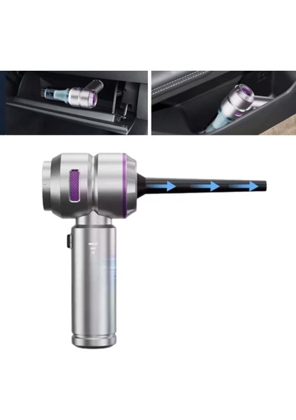 ® 9 Farklı Uçlu Kablosuz Şarjlı Araç Içi Süpürge - Wireless Destekli, Güçlü Emiş, Taşınabilir Pratik Araç Temizleyici modelleri