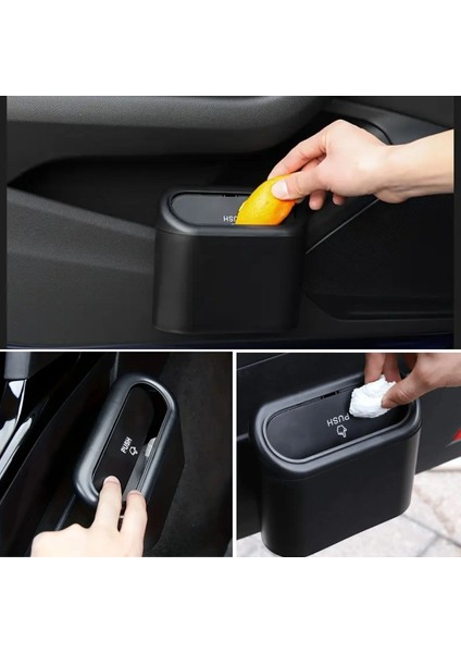 ® Araç Içi Takılarak Sabitlenebilen Mini Kapaklı Çöp Kovası fiyatları