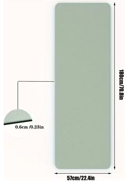 Kaymaz Dokulu Kalın Yoga ve Pilates Matı - Taşıma Askılı Egzersiz ve Fitness Minderi (Diz ve Dirsek Dostu) fırsatları