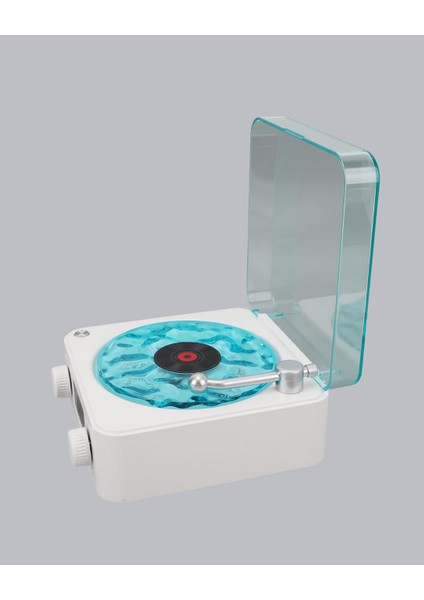 3-Ü-1 Gece Işığı Bluetooth Hoparlör Dijital Saat Vintage Plak Çalar Tasarıml - EG001S-4RCXQ modelleri