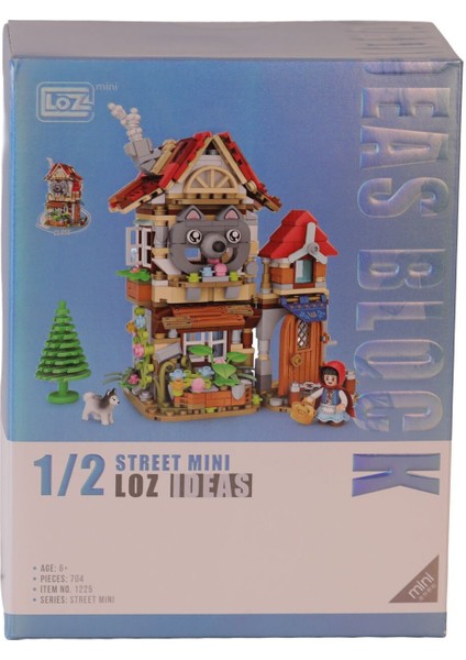 LZ-1225 Loz Masal Evi 704 Parça Block Oyuncak