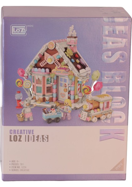 LZ-1224 Loz Şeker Evi 781 Parça Block Oyuncak