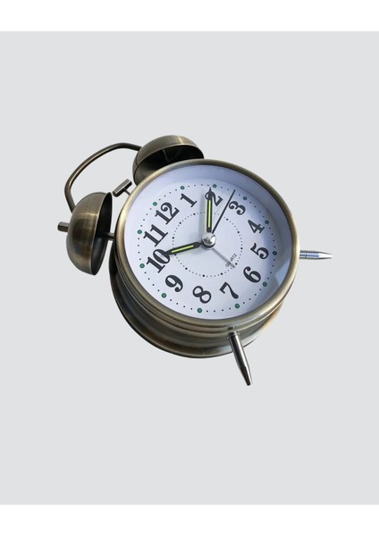 Dekoratif Bronz Renk Metal Alarmlı Masa Üstü Saat Klasik Tasarım - EG001S-4RBR75 modelleri