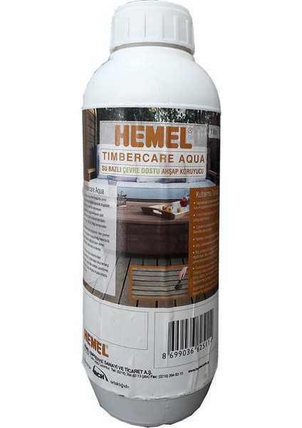 Hemel Timbercare Aqua Emprenye 1 Litre Şeffaf