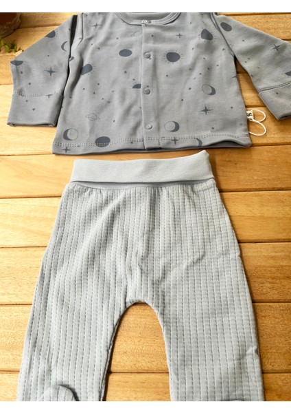 Moinoi Ay Desenli 5'li Hastane Çıkışı-Gri fırsatları