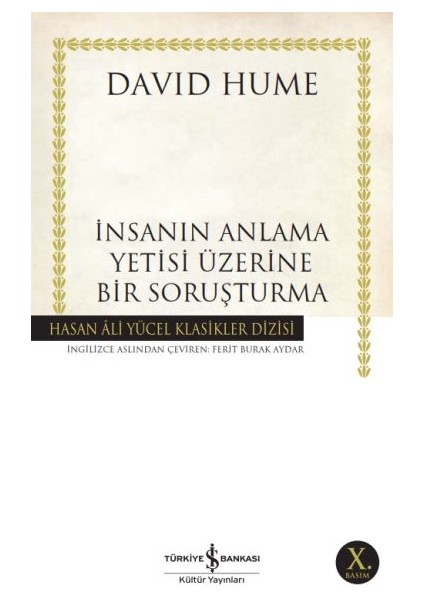 Insanın Anlama Yetisi Üzerine Bir Soruşturma - Hasan Ali Yücel Klasikleri