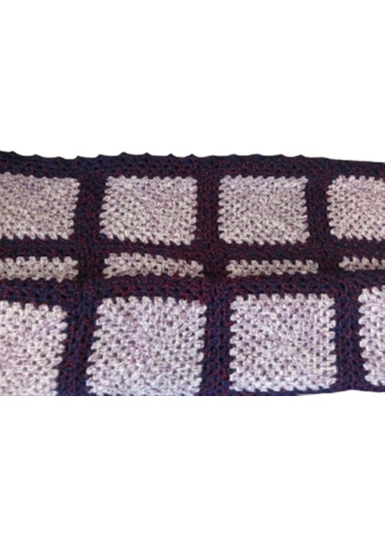 El Örgüsü Renkli Patchwork Büyük Boy Battaniye (135X195) fırsatları