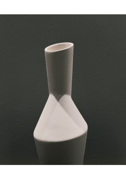 Minimalist Modern Seramik Vazo – 35X13 cm Dekoratif Ev ve Ofis Aksesuarı modelleri