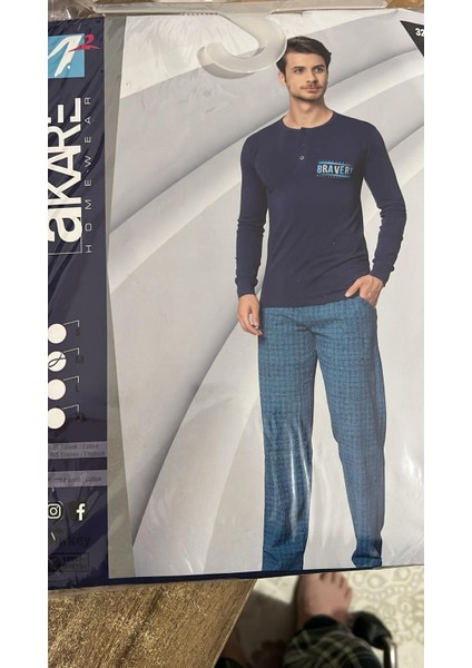 Uzun Kol Erkek Pijama Takımı