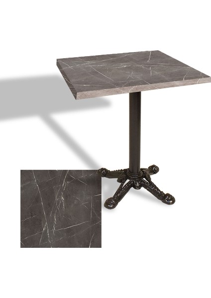 Çipa Laminat Kare Masa 60X60 Esb - Dark Emperador