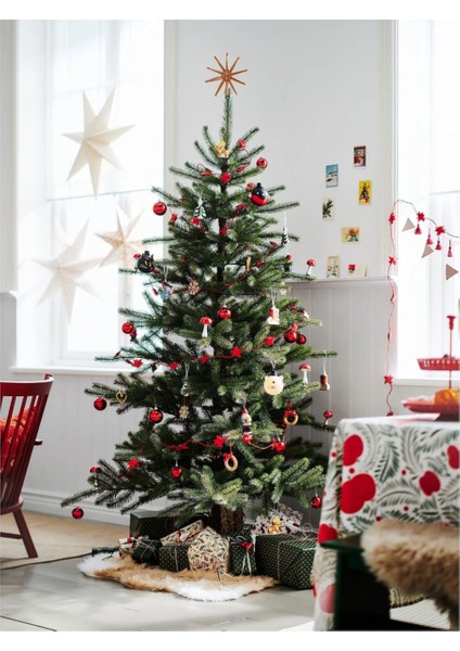 Kırmızı Vinterfint Çelenk 5m, Şık ve Canlı Dekoratif Aksesuar. fiyatları