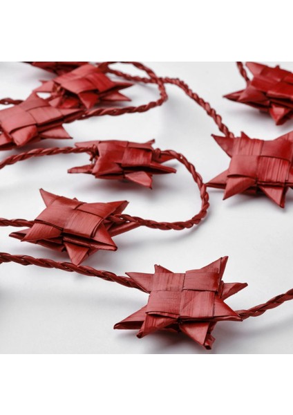 Kırmızı Vinterfint Çelenk 5m, Şık ve Canlı Dekoratif Aksesuar. fırsatları