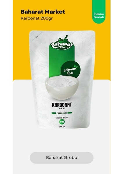 Karbonat 200GR (Besin Tipi)