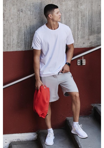 Standart Fit Basic O Yaka 3lü Paket Beyaz Erkek T-Shirt 87911