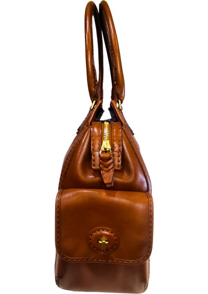 Kadın El Yapımı (Handmade) Hakiki Deri El ve Omuz Çantası Ertica modelleri