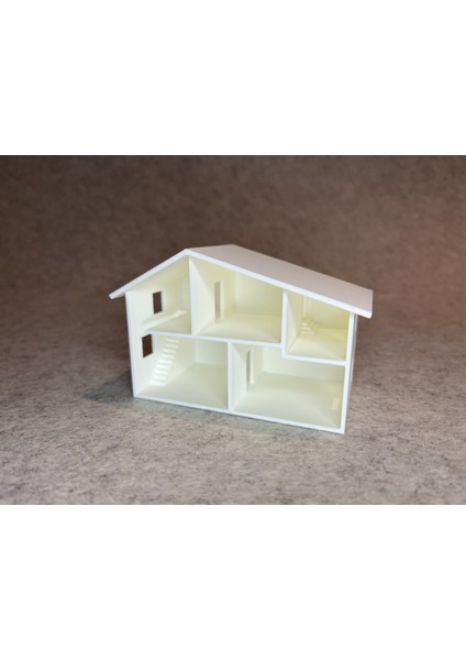 Minyatür Maket Ev ( 1.144 Ölçek ) Boyanabilir