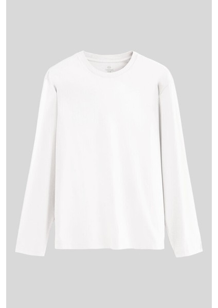 Standart Fit Basic O Yaka 3lü Paket Beyaz Erkek T-Shirt 87997 fiyatları