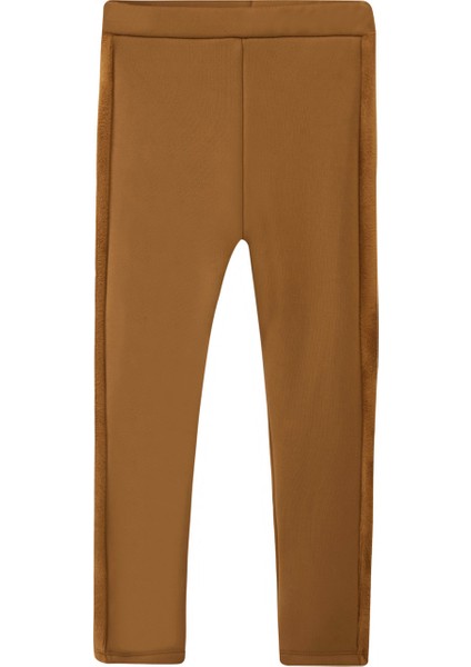 Taba Kız Çocuk Içi Peluş Yan Panel Tüylü Extra Kalın Kışlık Tayt