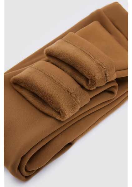 Taba Kız Çocuk Içi Peluş Yan Panel Tüylü Extra Kalın Kışlık Tayt fırsatları