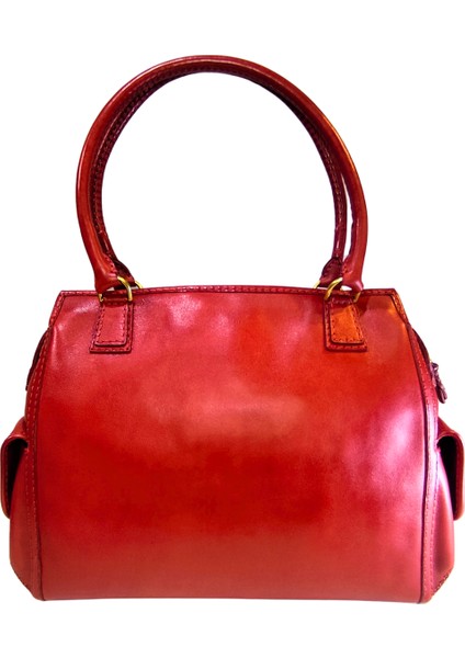 Kadın El Yapımı (Handmade) Hakiki Deri El ve Omuz Çantası Ertica fırsatları