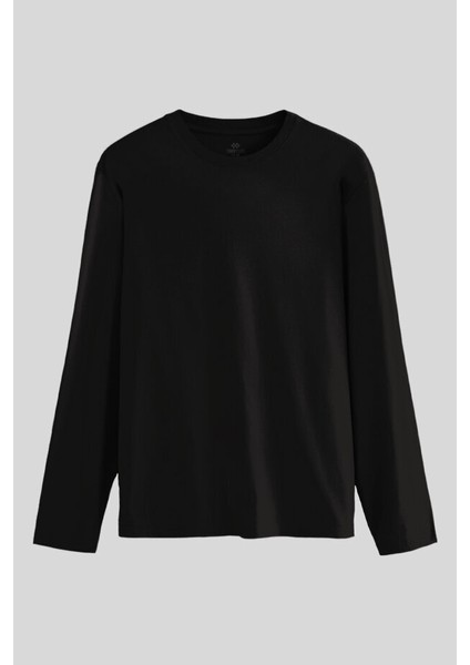 Standart Fit Basic O Yaka 3lü Paket Siyah Erkek T-Shirt 87997 fiyatları